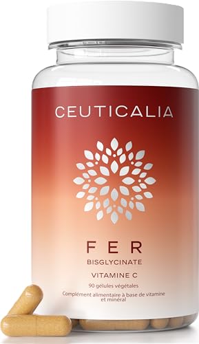Complément Alimentaire Bisglycinate de Fer - Energie, Concentrati...