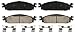 Wagner QuickStop ZD1376 Ceramic Disc Pad Set Includes Pad Installation Hardware, Front