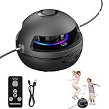 Elektronische Springseil, Intelligente Springseilmaschine, Elektronisches Springseil, Smart Jump Rope Machine mit Fernbedienung, 10 Stufen Geschwindigkeit, Bluetooth Musik(Schwarz)