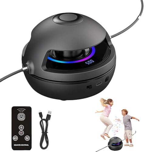 Machine à sauter intelligente avec musique Bluetooth et télécommande 10 vitesses