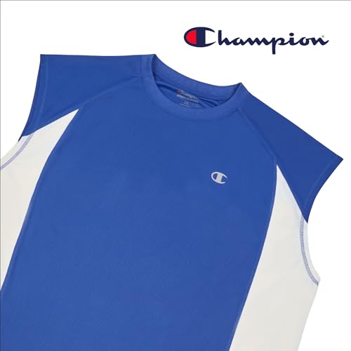Champion Big and Tall Muscle Shirts for Men - Quick Dry Active Moisture Wicking Royal, 3X Tall - image 3