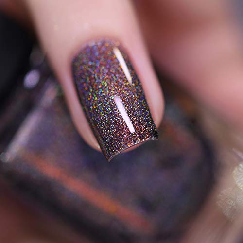 Image of ILNP Stay Hidden - Smokey Grey Holographic Nail Polish