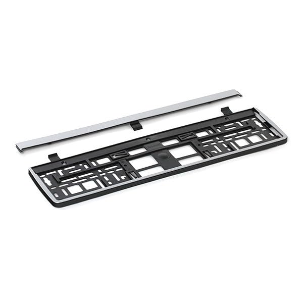 Porte Plaque Immatriculation Noir Universel 520x110mm - Cadre Voiture