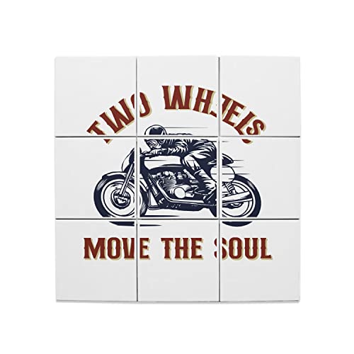 Carreaux céramique décoratifs moto cadeau idéal pour motard