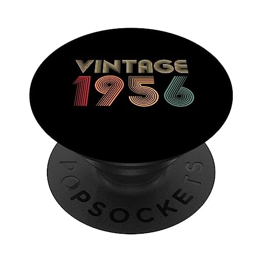 Regalo de 67 cumpleaños 67 años hombres mujeres retro vintage 1956 PopSockets PopGrip Intercambiable