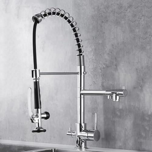 Robinet de cuisine 3 voies : finissez-en avec les carafes grâce à la douchette