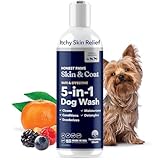 Honest Paws Dog Shampoo and Conditioner - Premium Dog Wash for Allergies and Dry, Itchy, Moisturizing for Sensitive Skin - Sulfate Free, Plant Based, All Natural -16 Fl Oz