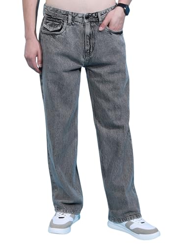 Image of Highlander Men's Loose Fit Jeans | Wide Leg | Mid Rise | Cotton | Jeans for Man