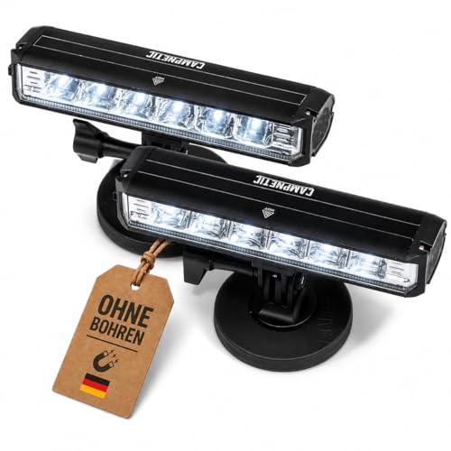 Campnetic Magnetische LED Zusatzscheinwerfer 2er Set