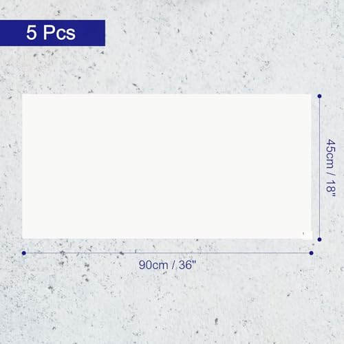 Image of uxcell 150pcs Adhesive /Sticky /Tacky Mats 18 inch x 36 inch Case of 5 Mats, 30 Sheets Each, for Cleanroom, Warehouse, Laboratory, Capture Dirt and Dust, White