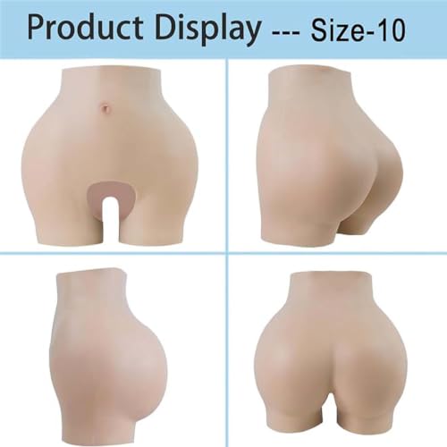 Image of Silicone Panties Buttock Hips Silicone Panty Hip Enhancer Crossdresser Fake Butt Pants For Transgender Drag Queen