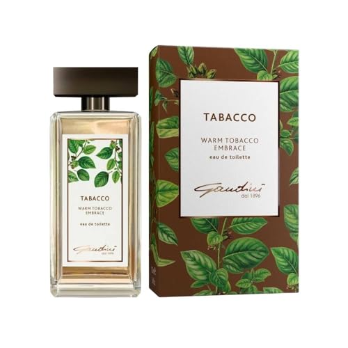 Gandini, Tabacco, Profumo Uomo, Eau de Toilette, Fragranza Floreale e Fresca con Note di Artemisia, Menta, Fiori di Tabacco, Lavanda, Fiori d'Arancio, Cedro, Sandalo, Muschio, Ambra, Vaniglia, 100 ml