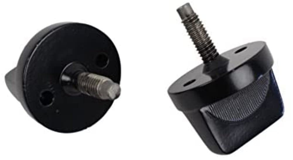 Kentrol Windshield Knobs in Black for 1976-1995 CJ & YJ