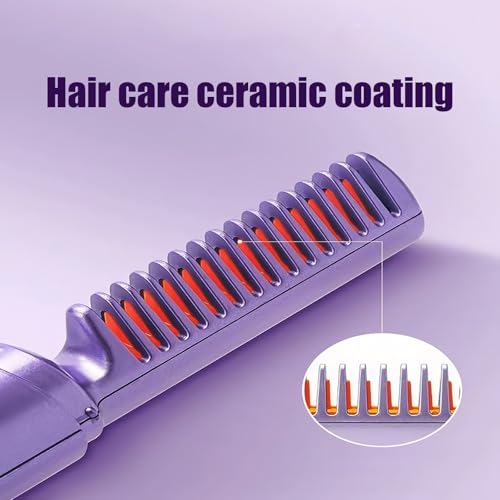 Plancha para el Cabello Ergonómica para Niños, Cepillo Estilizador con Tecnología para Alisado y Rizado Suave miniatura 6