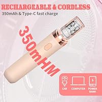 Epilierer Damen Gesicht, 2 in 1 Gesichtshaarentferner für Frauen mit LED-Licht, Kabelloser Elektrischer Gesichtsepilierer Schmerzfreie Wiederaufladbar für Augenbrauen Lippen Kinn Bikinizone – Ansicht 7