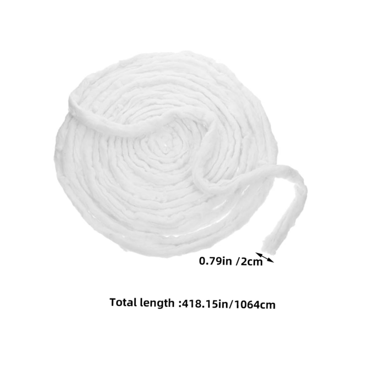 Didiseaon Rapid Absorption Hairdressing Cotton Strips Single Use Beauty Coils for Hair Perm Dyeing Soft Gentle on Hair