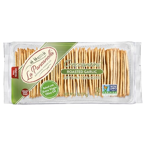 Generic L.a Panzanella Mini Garlic Croccantini 6 oz (Pack Of 12)