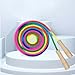 Zxpjkyu 3X Jump Rope Children Develop 9.2ft Wear Resistant Portable Rainbow Skipping Rope