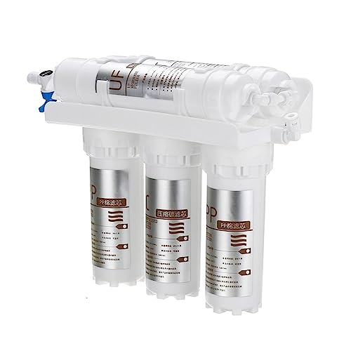 ZKLGS Impianto ad osmosi inversa, Nuovo di filtrazione Diretta dell'Acqua Potabile di ultrafiltrazione di Tipo 3 + 2 for Il Kit di filtri dell'Acqua del Rubinetto della Cucina Domestica(White)