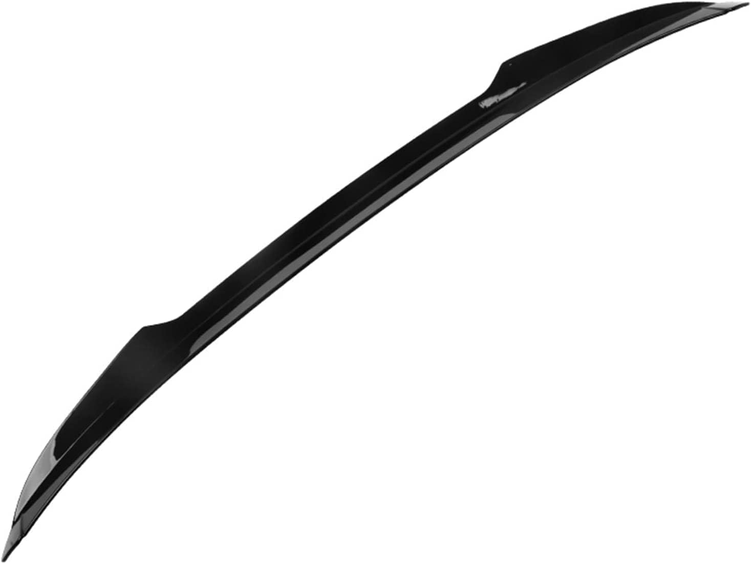 Car Spoiler for VW Golf 8 MK8 GTI R-Line GTE GTD 2020 2021 2022, Anti-Collision Protection Body Parts Anti Scratch Abrasion Resistant Stable Bumpers,A/Black