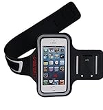 Lifetime Warranty Exclusive Cardiarm Running iPhone 6S | 6 Sports Workout Armband | Also Fits iPhone 5/5S/5C, Galaxy S4 + Key Holder, Water Resistant