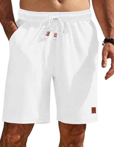 COOFANDY Men's Summer Beach Shorts with Pockets