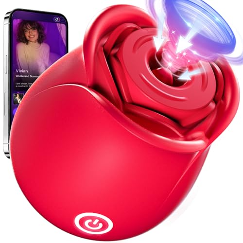 Lolitree Sex Toys for Women, AI Sync Stronger Suction Clitoris Vibrator with APP & 10 Vibrating Sucking, Vibrater Nipple Clitoral Stimulator Adult Toys, Clit Sex Toy Couples Female Silent Pleasure