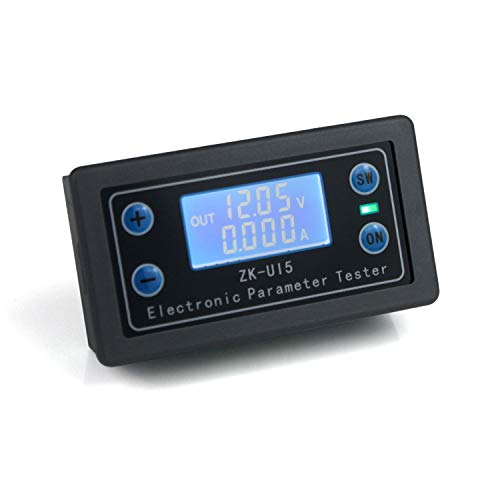 Taikuwu DC5-38V Multifonction Voltmètre Ampèremètre pour Tester la Lension, Le Courant, la Capacité de la Batterie, Le Réglage du Temps de Charge Cover