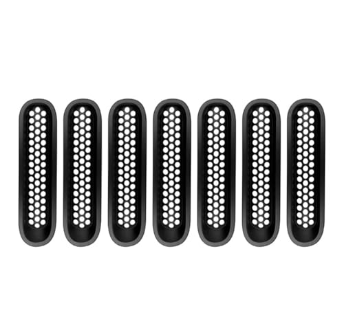 Calandre Avant de pare-chocs finition nid d'abeille noire robuste pour Wrangler JK 2007-2017