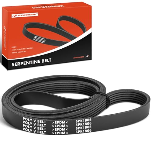 A-Premium 71.18 Inch Engine Serpentine Drive Belt Fit For Nissan Rogue 2008-2013, Rogue Select 2014-2015, Sentra 2007-2012, 2.5L, Gas Only - Replace 11720ET80A