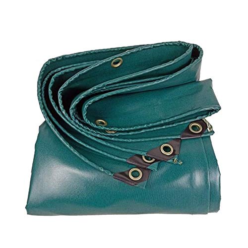 Preisvergleich Produktbild Qiutianchen Abdeckplane Plane Outdoor Dicker regendichter Stoff Schatten Konservative Reißfestigkeit Leinwand für Gartenmöbel, Holz, Auto, Camping Garten, grün, 2.8x4.8m