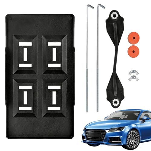 Para bandeja de batería – Soporte ajustable, base de montaje para batería – para coche, remolque, caravana, camión, barco,