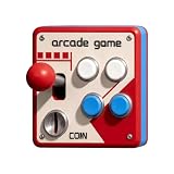 FUFRE Retro-Arcade-Schalter-Panel, Arcade Light Switch Cover, Vintage-Arcade-Wanddekoration, Wandmatten für Spielzimmer, Arcade Switch, Retro Arcade Switches Panel für Gamer & Männergeschenk (A)