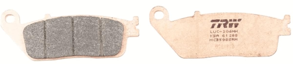 TRW/Lucas MCB598SRM Disc Brake Pads Sintered with German Vehicle Type Approval