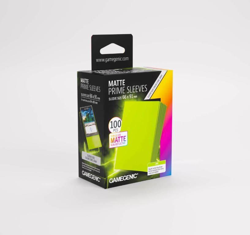 Gamegenic | Unit Gamegenic Matte Prime Sleeves 100 Pack | TCG Accessory