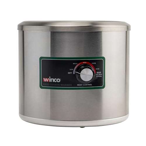Winco Electric Round Food Warmer 7 Quart