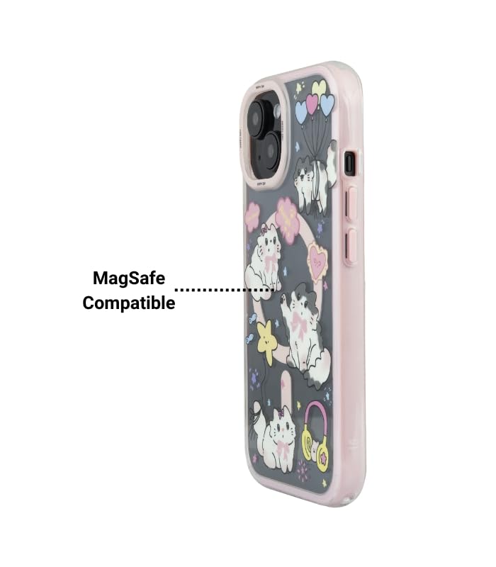 Image of Wonderland Case Cover for iPhone 15 | Dreamy Fantasy Art Design | Slim Fit | Wireless Charging Compatible | Shockproof Back Cover | Raised Edges