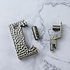 Kerosene Lighter Retro Old Style Grinding Wheel Lighter Men's Gift (HT752SILVER)
