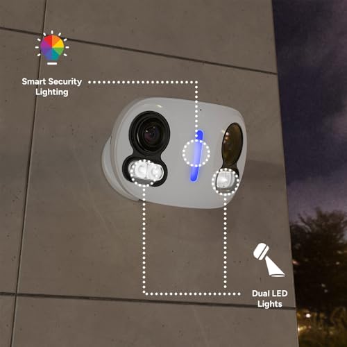 Image of Lorex Classic 4K Dual-Lens PoE Camera (Version) | IP Add-On Camera (No Cables) | 180 Panoramic View | 2-Way Talk | AI Detections | Auto-Tracking | Color Night Vision | IP67 | Requires NVR