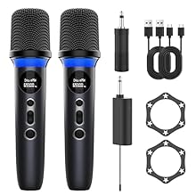 【One-touch mute meets dynamic RGB lighting】 With the dedicated mute button, you can instantly activate or deactivate microphone audio without shutting down Great for Karaoke perfect for quick muting during Church Use, or Weddings And Occasions. The m...
