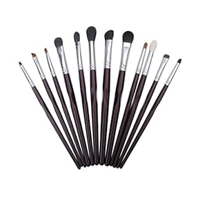 Professional 12pcs Makeup Hair Brush Set Make Up Brushes with Bag Make Up Brush Tools Kit