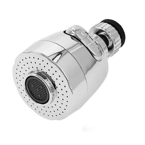 Image of 360 Degree Swivel Faucet Aerator Deluxe Water Saving Faucet Sprayer Water Saving Bubbler Pressurized Faucet Filter Kitchen Accessories 2 Modes (Faucet Head - A - 1)