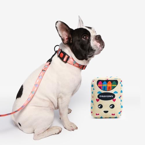 Image of Mutt of Course Xtra Crayons 3 Toys in 1 | Plush Toy for Dogs | Dogs 3 in 1 Toy with Squeaker