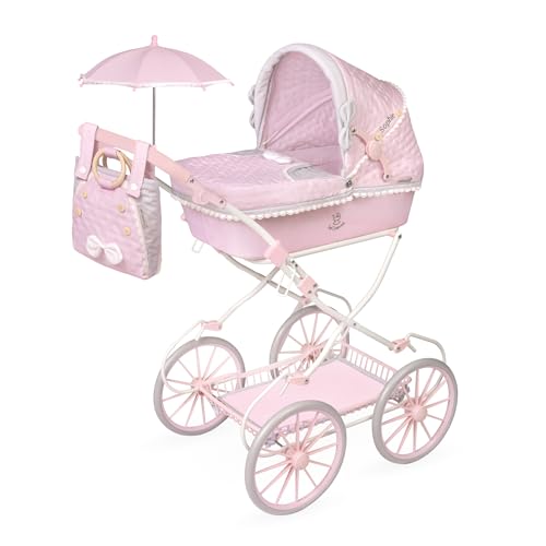 Carro de Muñecas Sophie Plegable con Sombrilla DeCuevas 81075