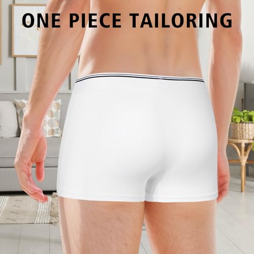 Men's Trunks Underwear - Mens Breathable Anti-Chafing Moisture Wicking Underwear 4 Pack4