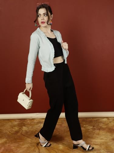 Image of Daevish womens Women Solid Casual Shrug