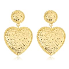 Gold Heart Earrings