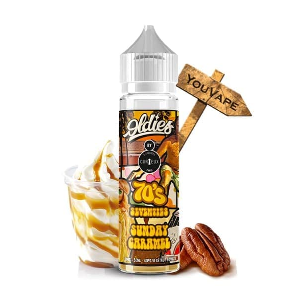 Curieux 70's Seventies 50ml, Got E Liquide, Cigarette lectronique, Sans  Nicotine et sans Tabac : Amazon.fr: High-Tech