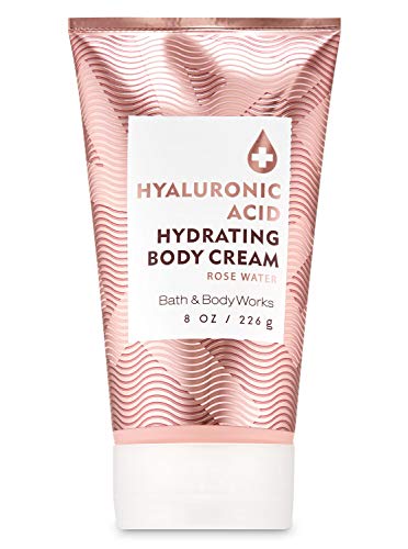 Bath & Body Works Rose Water Hyaluronic Acid Hydrating Body Cream 8 oz / 226 g