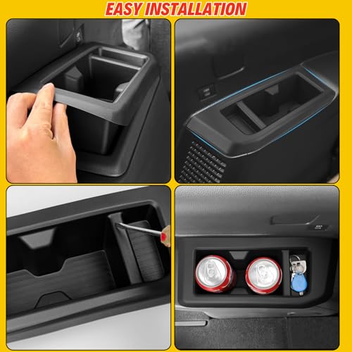 2 Insertos para Portavasos Traseros Toyota Land Cruiser 2025 miniatura 6